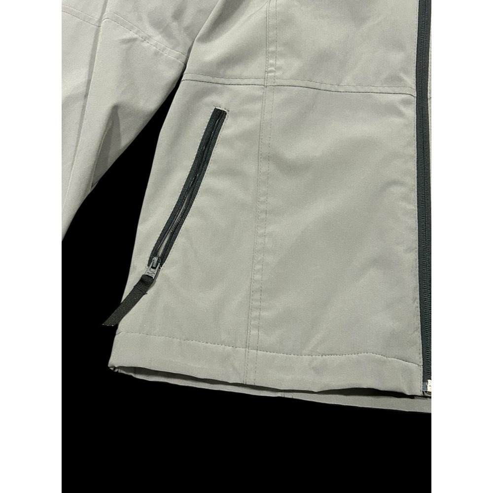 Hollister California All Weather Jacket Women's Medium Grey Hooded Winter Coat - Picture 6 of 16